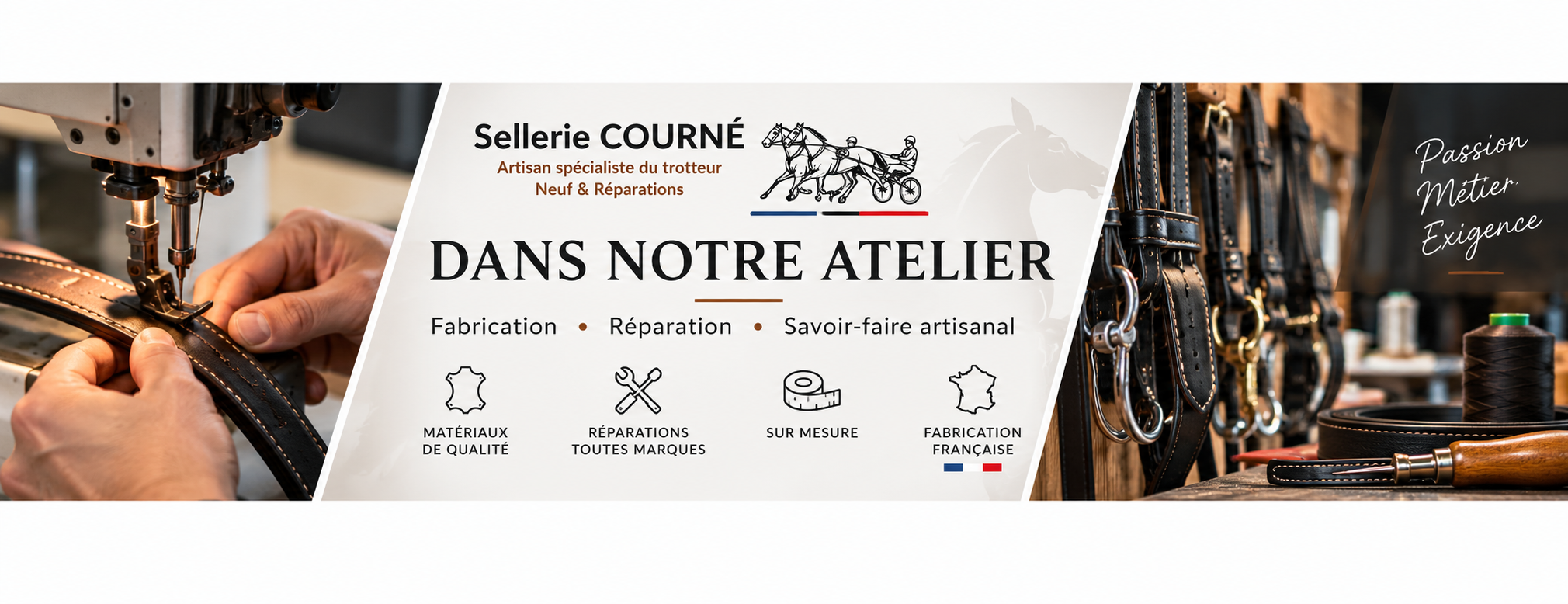 Sellerie Courné – Fabrication, réparation et savoir-faire artisanal